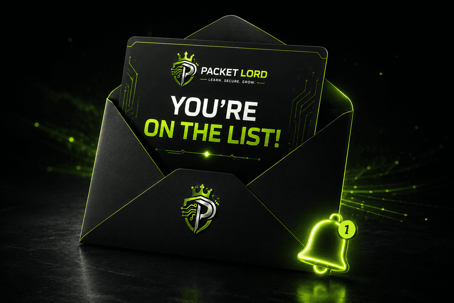 Packet Lord app waitlist invite